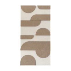 Wandpaneel Duet 40x20 cm beige/brown - set van 4