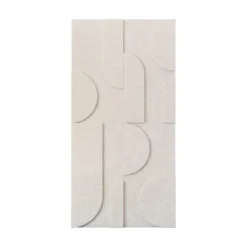 Wandpaneel Duet 40x20 cm beige - set van 4