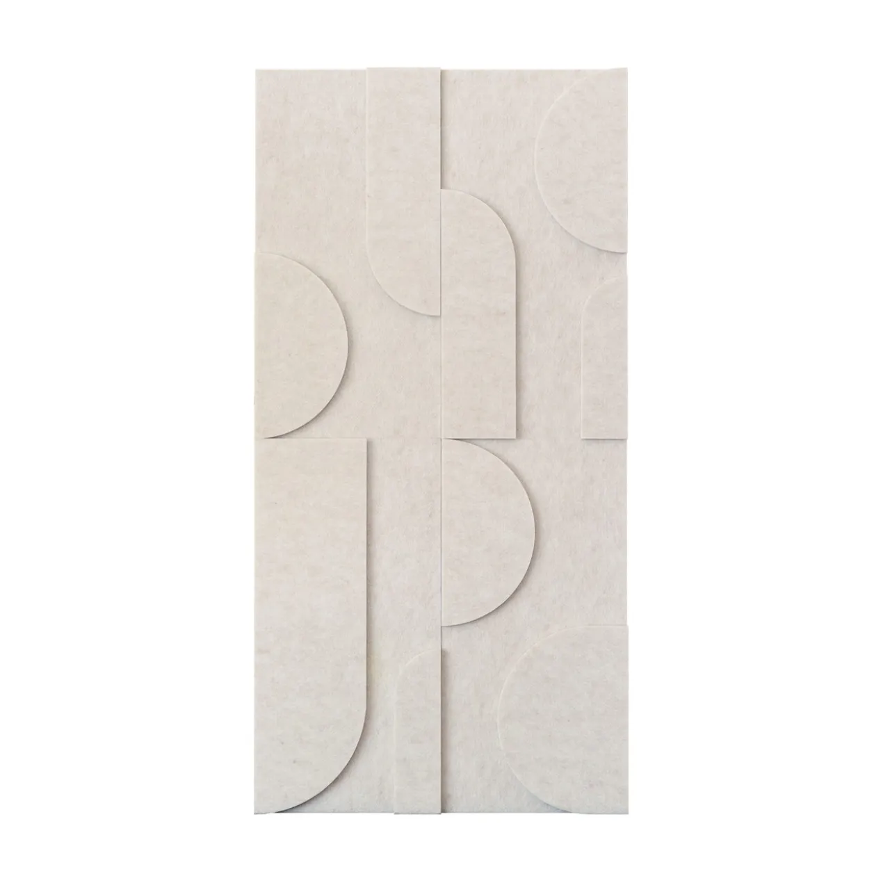 Wandpaneel Duet 40x20 cm beige - set van 4