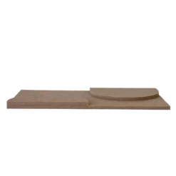 Wandpaneel Duet 40x20 cm brown - set van 4