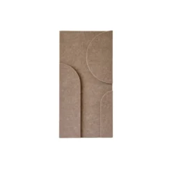 Wandpaneel Duet 40x20 cm brown - set van 4