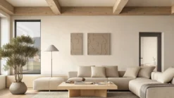 Wandpaneel Duet 40x20 cm brown - set van 4