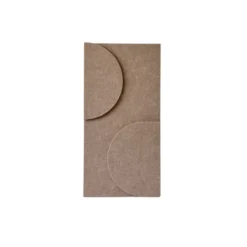 Wandpaneel Duet 40x20 cm brown - set van 4