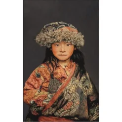 Wandpaneel geweven Tibetan Child 80x120 cm