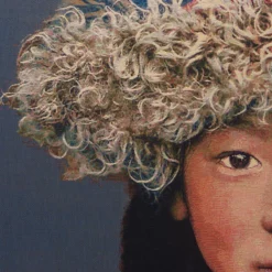 Wandpaneel geweven Tibetan Child 120x180 cm