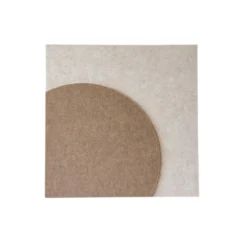 Wandpaneel Luna beige/brown 40x40cm set van 4