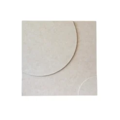Wandpaneel Luna beige 40x40 cm set van 4