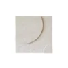 Wandpaneel Luna 20x20 cm beige - set van 4