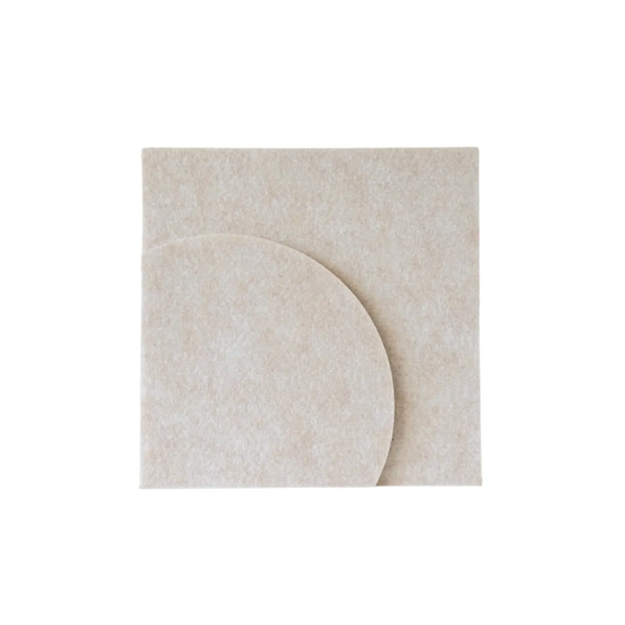 Wandpaneel Luna 20x20 cm beige - set van 4