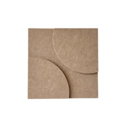 Wandpaneel Luna 20x20 cm brown - set van 4
