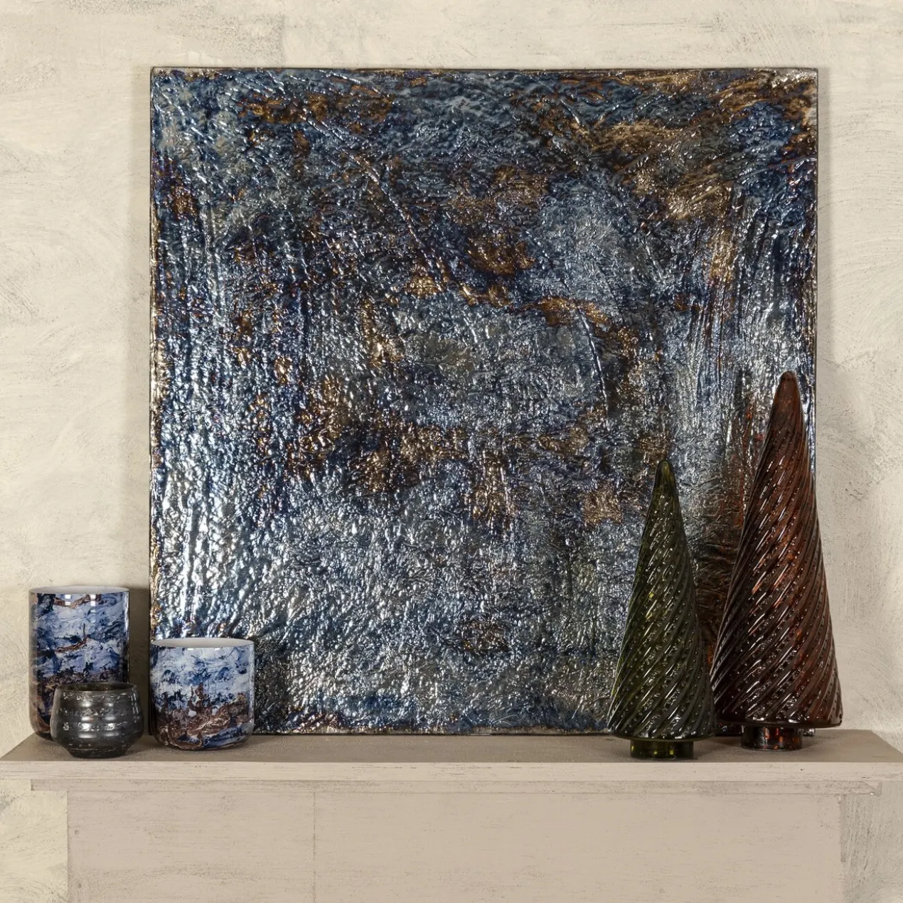 Wandpaneel Miro gunmetal 120x120 cm