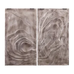 Wandpaneel Sierra brons 100x90 cm - set van 2