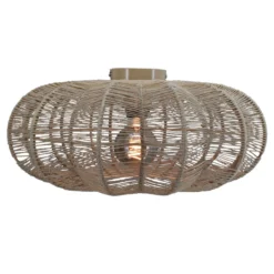 Wand / plafondlamp Bowie medium naturel