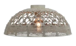 Wand / plafondlamp Noah medium naturel