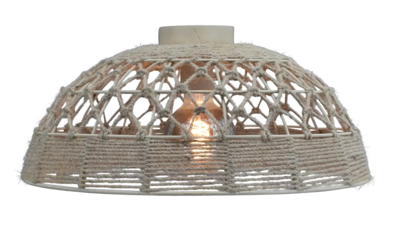 Wand / plafondlamp Noah medium naturel