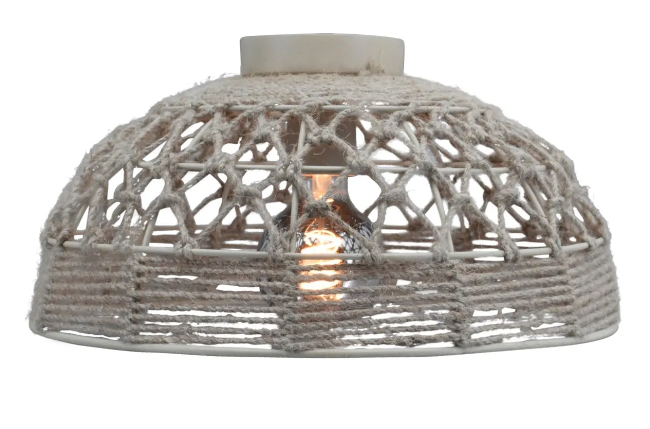 Wand / plafondlamp Noah small naturel