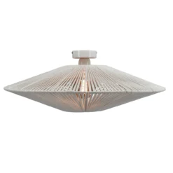 Wand / plafondlamp Owen beige large
