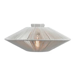 Wand / plafondlamp Owen beige medium