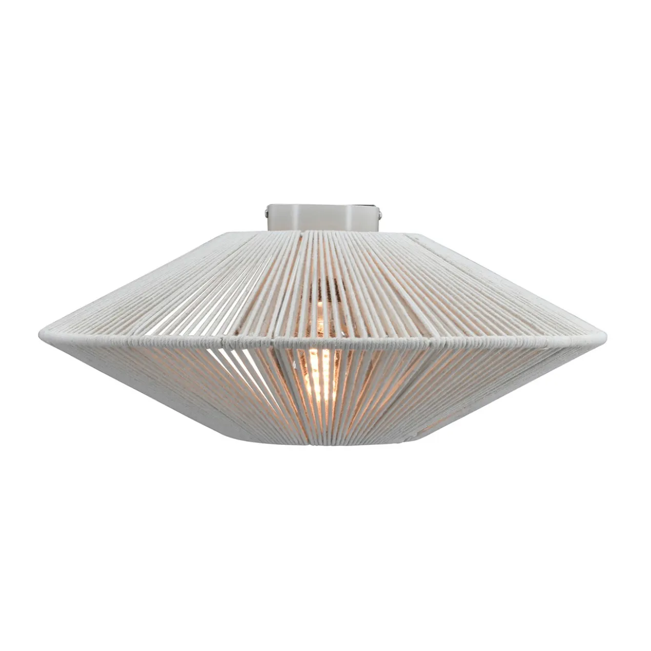 Wand / plafondlamp Owen beige medium