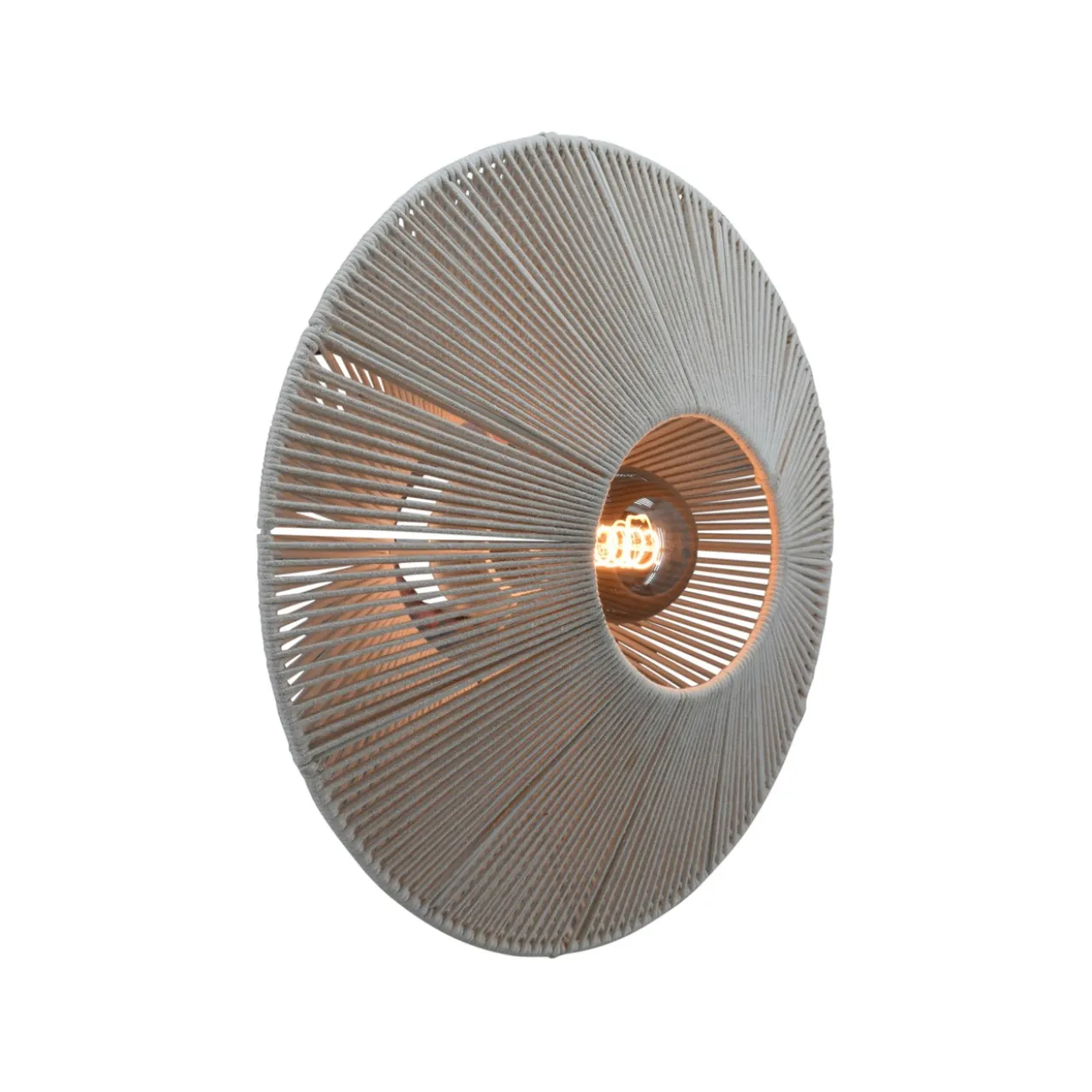 Wand / plafondlamp Owen beige medium