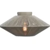 Wand / plafondlamp Owen naturel medium