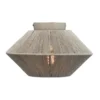 Wand / plafondlamp Owen naturel small