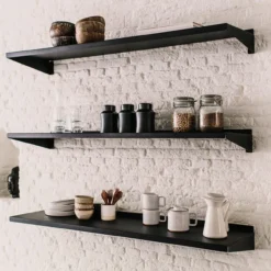 Wandplank °01 | 90 cm Black