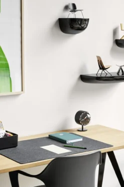 Wandplank Corniche L zwart