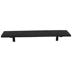 Wandplank Factory zwart set van 2 - ACFW67