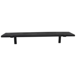 Wandplank Factory zwart set van 2 - ACFW67