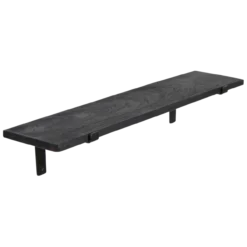 Wandplank Factory zwart set van 3 - ACFW67