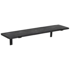 Wandplank Factory zwart set van 3 - ACFW67