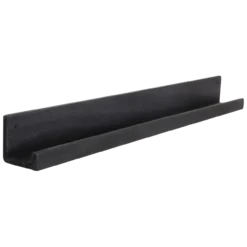 Wandplank Factory zwart S set van 2 - ACFW68