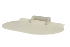 Wandplankje Ovaal lichtgrijs