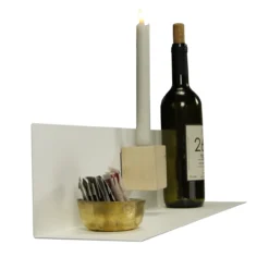 Wandplank magnetisch large wit