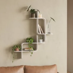 Wandplank Montage wandplank wit hout