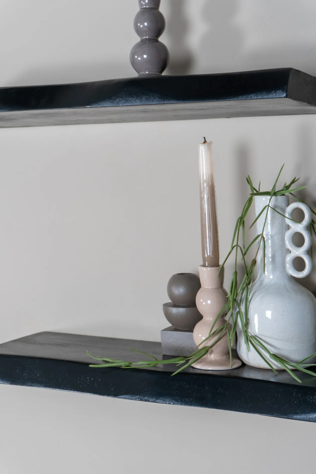 Wandplank Pure Mango zwart 140 cm