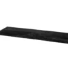 Wandplank Pure zwart mango 80 cm