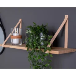 Wandplank Thomas Naturel: B120 x D20