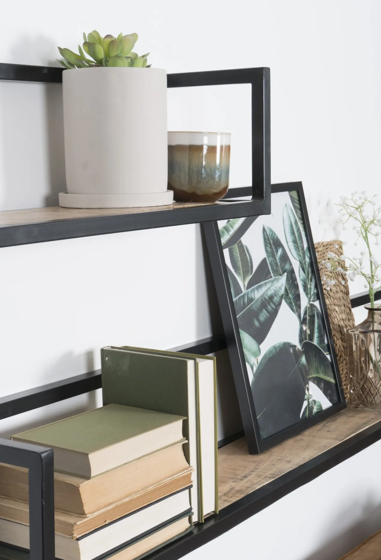 Wandplank Vintage klein - set van 2