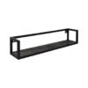 Wandplank Vintage Zwart Mangohout 60 cm