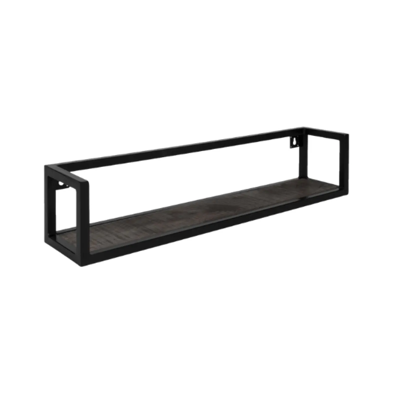 Wandplank Vintage Zwart Mangohout 81 cm