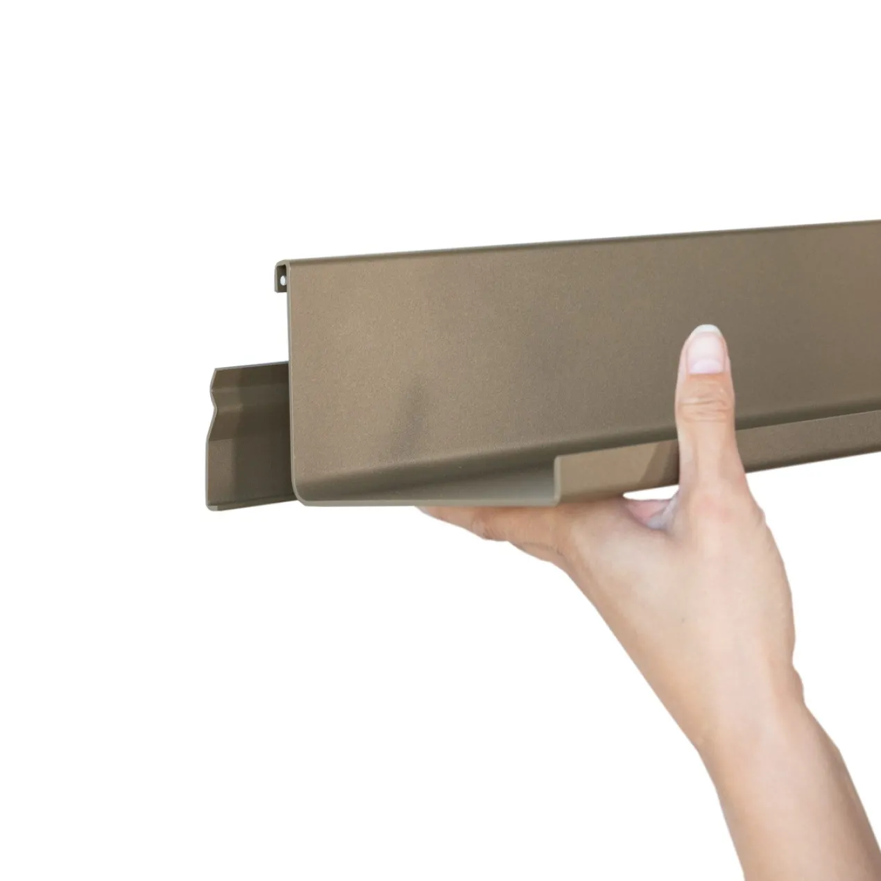 Wandplank 150x15 cm anodic brons