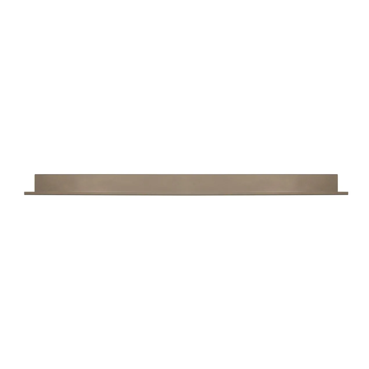 Wandplank 150x15 cm anodic brons