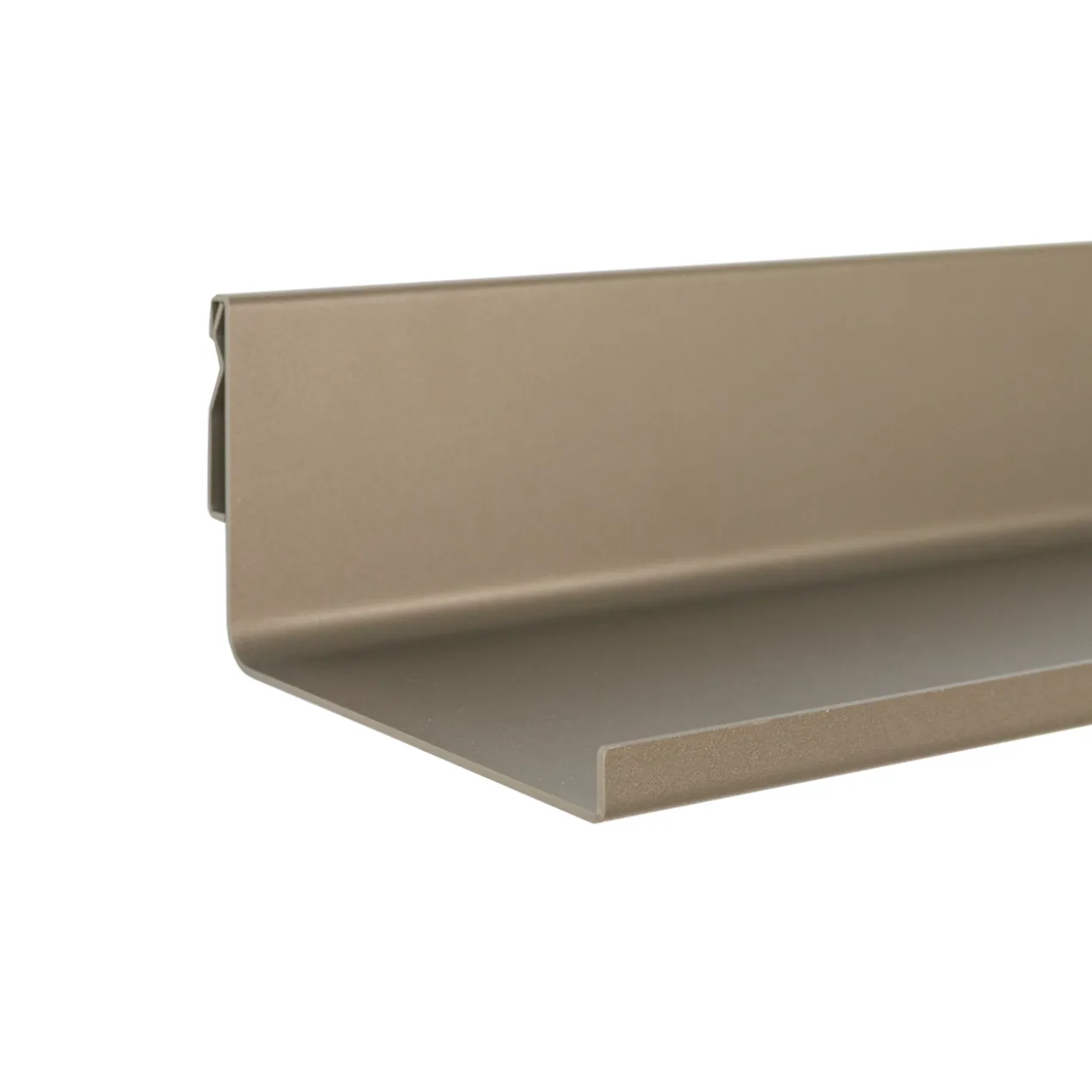 Wandplank 120x15 cm anodic brons