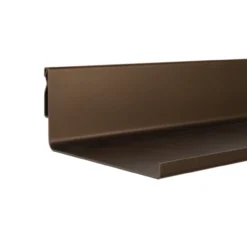 Wandplank 120x15 cm anodic bruin
