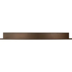 Wandplank 100x15 cm anodic bruin