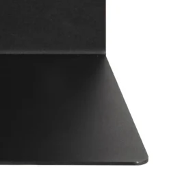 Wandplank Yara metaal Zwart