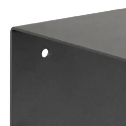 Wandplank Yara metaal Zwart