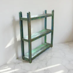 Wandrek groen/blauw uniek